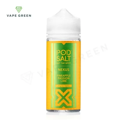 Pineapple Passion Lime Shortfill E-Liquid by Nexus Pod Salt 100ml