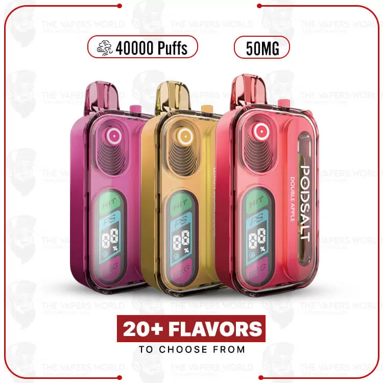 Pod Salt Hit 40K Puffs Disposable - Thevapersworld