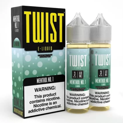Twist e-Liquids Menthol No. 1 eJuice - 120mL (2x60mL); Vape Product, Vape Product