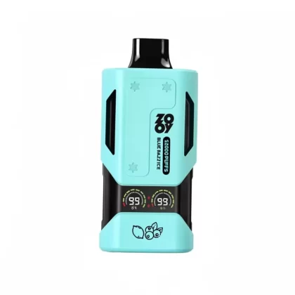 ZOOY Vapor 22K Puffs Adjustable Airflow Disposable Vape - Apple Raspberry, Watermelon Ice; 5-nicotine, 3-nicotine (AFEDD5)