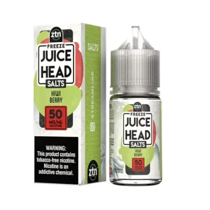 Juice Head Kiwi Berry Freeze Salts 30ml E-Juice - Eliquidsupply