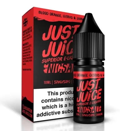Blood Orange Citrus And Guava By Just Juice Salt 10ml - Nicotine Strength#20mg (Salt)>5mg (Salt)>11mg (Salt)