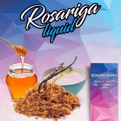 Rosarigasino (vaini, tabaco, miel, caramel y crema) 60ML - Shakevaperosario