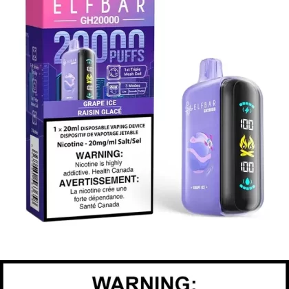 Grape Ice Elf Bar GH20000 Disposable Vape
