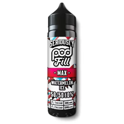 Watermelon Ice Shortfill by Seriously Pod Fill Max - 0 mg/ml (A22AA6)