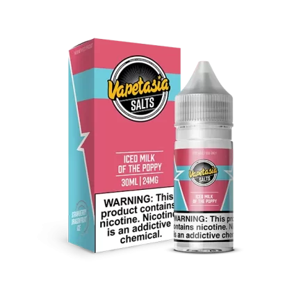 Vapetasia Salt Iced Milk of the Poppy eJuice - Vape Product; Vape Product, Vape Product (03C844)