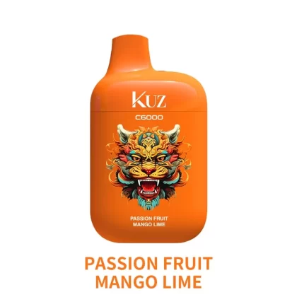 KUZ C6000 PUFFS – PASSION FRUIT MANGO LIME - Ozvapeone
