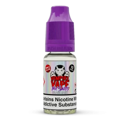VAMPIRE VAPE BLACK JACK 10ML NIC SALT E-LIQUID