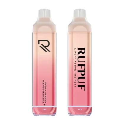 Rufpuf Perky Peachy Mango Banana Disposable Vape 7500 Puffs (50 Mg)