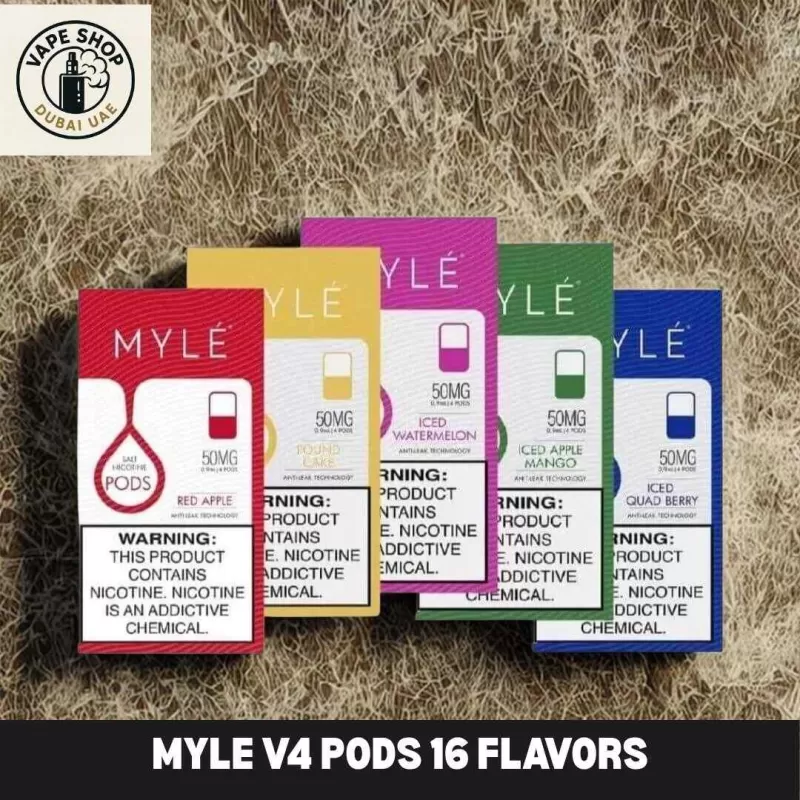 Myle V4 Pods 16 Flavors | Best Myle Vape In Dubai UAE - Sweet Tobacco