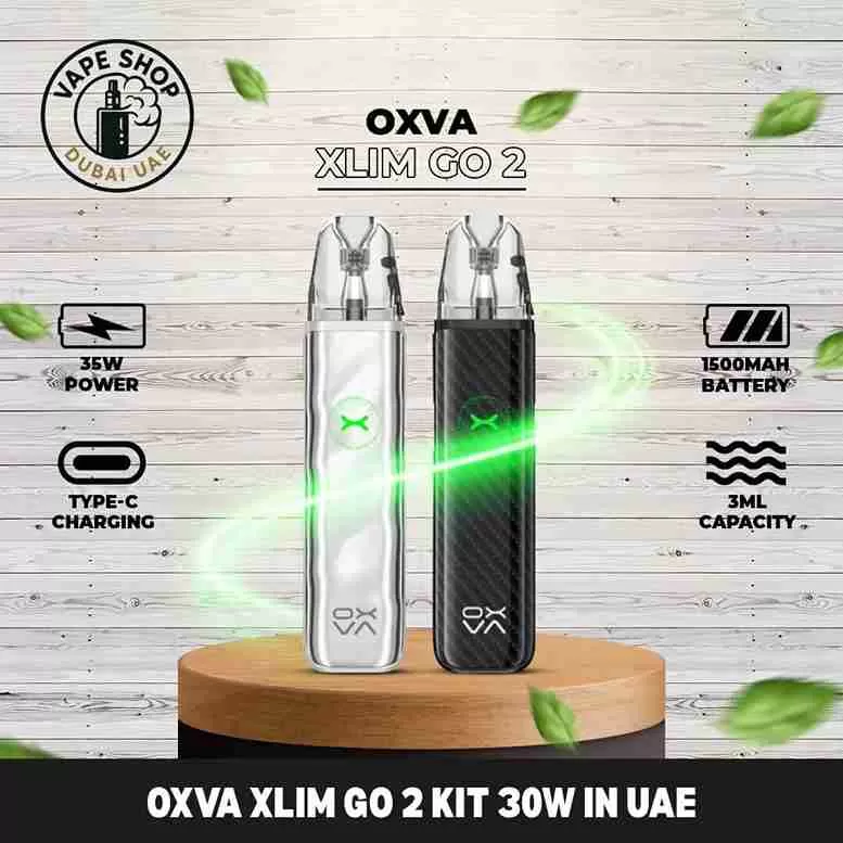 OXVA Xlim Go 2 Kit 30W In UAE - Black Carbon, Black Shadow