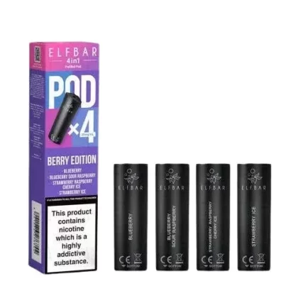 Elf Bar 4-in-1 Prefilled Pods - Berry Edition