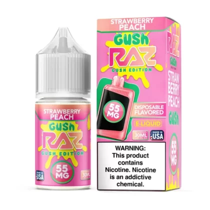 RAZ Salt "GUSH EDITION" - Strawberry Peach Gush - 30ML E-Liquid - 55MG