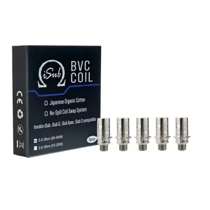 Innokin BVC Coil 0.5 – 2.0 ohm For Innokin iSub Tanks – 5 pack - Vapestorm Co