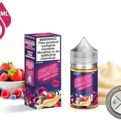Mixed Berry Custard Monster Salt 30ml