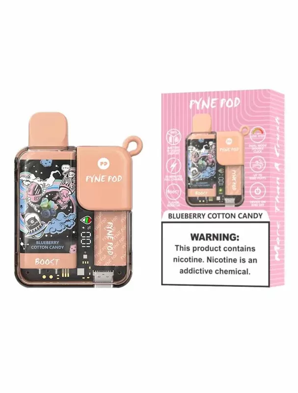 Pyne Pod Boost 8500 Puffs Prefilled Vape Pod Kit – Box of 10
