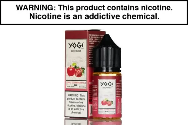 STRAWBERRY ICE BY YOGI ORCHARDS SALT 30ML - Vape Product, Vape Product