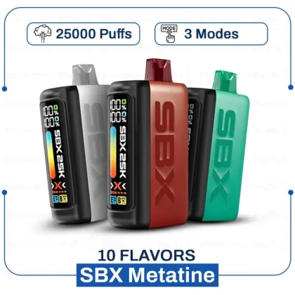Buy SBX Metatine 25000 Puff Disposable Vapes Online