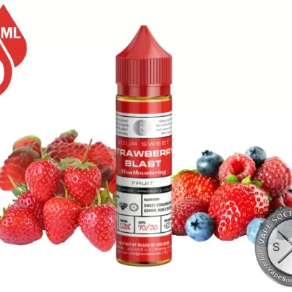 Strawberry Blast GLAS BSX VAPOR SERIES 60ml