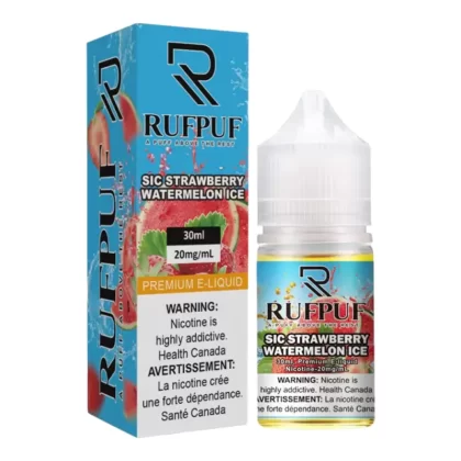 RufPuf Sic Strawberry Watermelon Ice E-liquid (Nic Salt) – 30ml - Vape Product, Vape Product