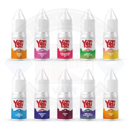 Yeti Summit Series Salt Nicotine 10ml (10mg) - Banana Ice, Blue Lychee Ice