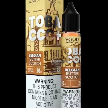 VGOD TOBACCO+ BELGIAN BUTTERSCOTCH SALT ELIQUID