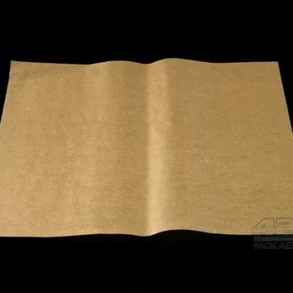 Silicone Coated Parchment Paper | 12in x 16in – Natural Brown – 100 Count
