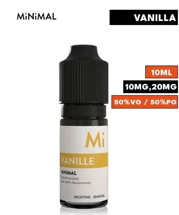 Vanilla Nic Salt eLiquid by Minimal - 20mg / 10ml