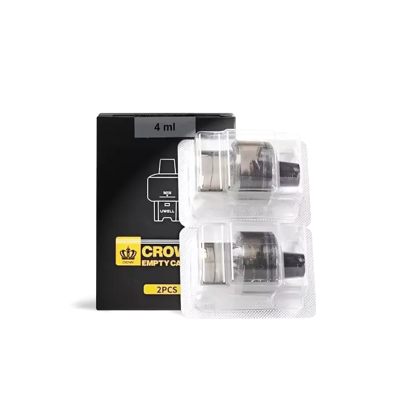Uwell Crown M Replacement Pods - Empty Cartridge, 4mL, 2-Pack