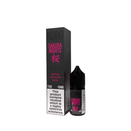 Kuro Sakura Nights Nic Salts 10ml E-Liquid By Riot - 10mg