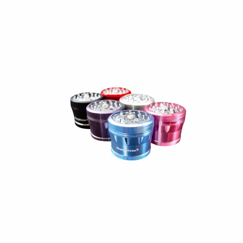 Herb Grinder – Sharpstone VSG2.5 Glass Magnetic Top 4-Piece - Bangvapeaustralia