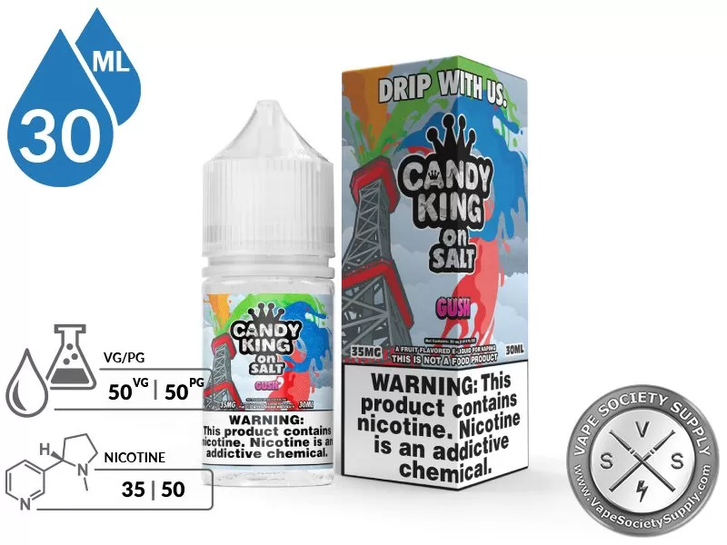 Gush Candy King On Salt 30ml - Vape Product, Vape Product - Image 2