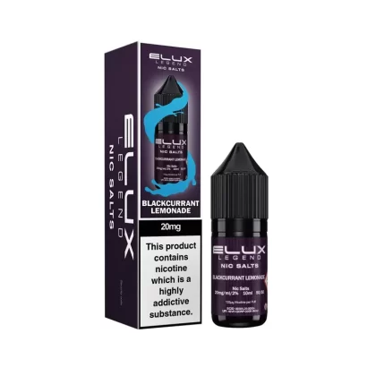 Elux Legend Nic Salt Blackcurrant Lemonade E Liquid 10ml - Strength#10mg>20mg