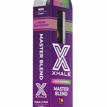 Xhale 2g Liquid Diamonds Master Blend Vape – RS11