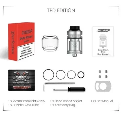 Hellvape Dead Rabbit V2 RTA Tank – Free UK Delivery