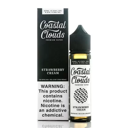 Strawberry Cream – Coastal Clouds E-Juice (60 ml)