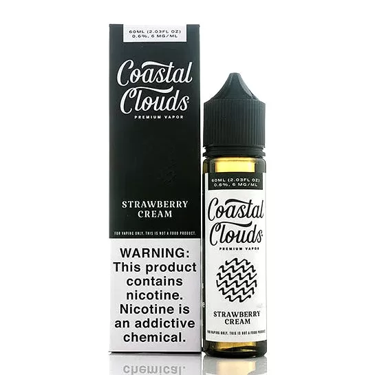 Strawberry Cream – Coastal Clouds E-Juice (60 ml)