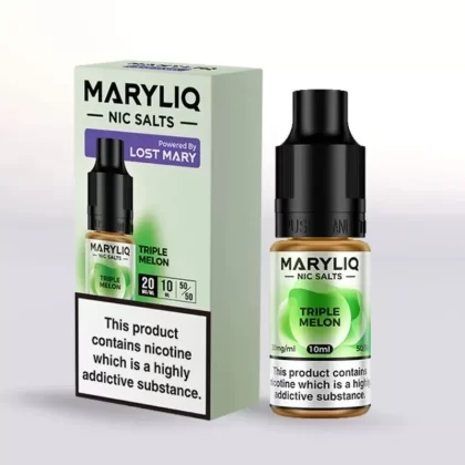 Triple Melon Nic Salt E-Liquid By Lost Mary Maryliq - Vape Product