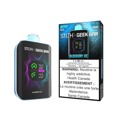 STLTH X GEEK BAR - Blueberry Ice - 20 mg/mL (wholeseller) - Excise ON, 20 mg/mL (wholeseller) - Excise AB (749299)
