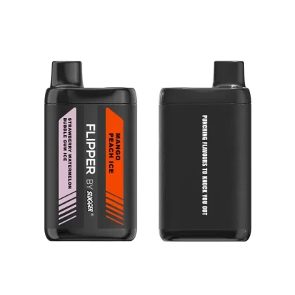 Strawberry Watermelon Bubble Gum Ice + Mango Peach Ice – Flipper 12000 puffs By Slugger - Vapebazaar Pk