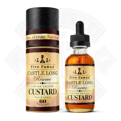 Five Pawns – Castle Long Reserve – Custard 50ml 0mg Shortfill