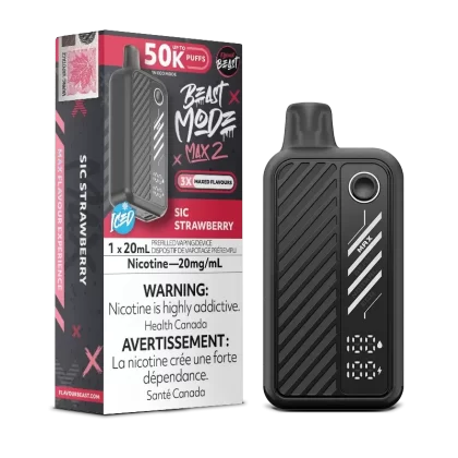 Beast Mode Max 2 50K Sic Strawberry Iced By Flavour Beast