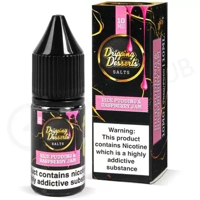 Rice Pudding & Raspberry Jam Nic Salt E-Liquid by Dripping Desserts