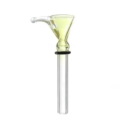 Wrap & Rake | Slider Fumed Funnel Bowl | 6″ – 9mm – Yellow - Ejuicewarehouse