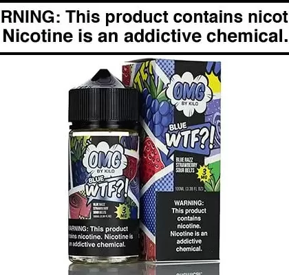 BLUE WTF BY OMG 100ML - Vapejuice
