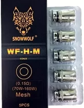 Sigelei Snowwolf WF Replacement Coils 5pk - Resistance#WF 0.2 Ohm>WF-H 0.16 Ohm