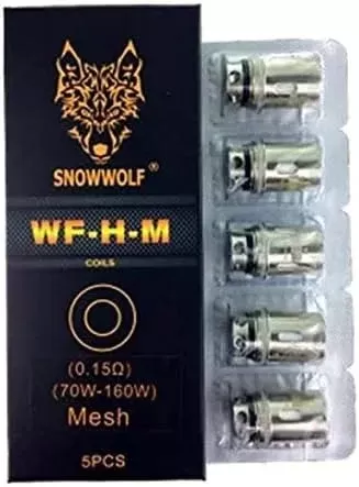 Sigelei Snowwolf WF Replacement Coils 5pk - Resistance#WF 0.2 Ohm>WF-H 0.16 Ohm