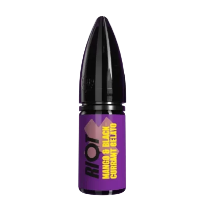 Riot X Nic Salt E-Liquid Mango & Blackcurrant Gelato - Nicotine Strength#20mg>10mg>5mg (18EA6F)