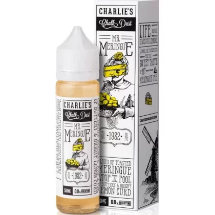 LEMON PIE E-LIQUID BY CHARILE’S CHALK DUST – MR MERINGUE 50ML 70VG