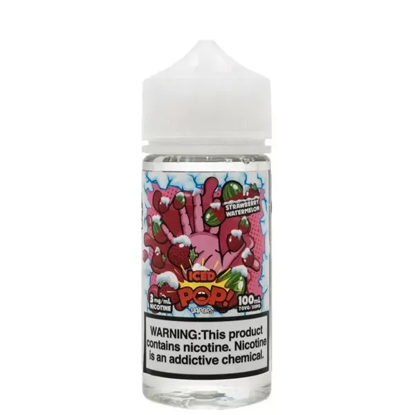 POP VAPORS STRAWBERRY WATERMELON – 100ML - 0mg / 6mg